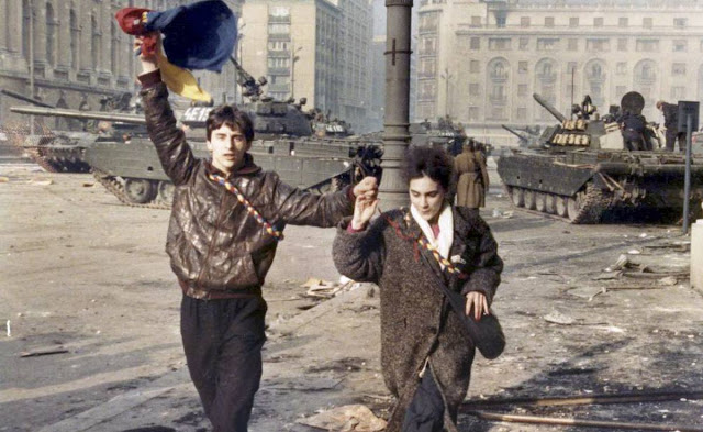 Fotografías de la revolución rumana de 1989