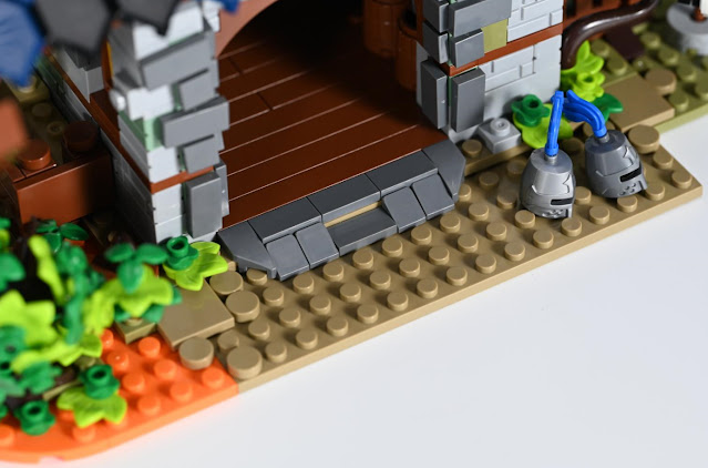 Nifeliz Medieval Town Barn Compatible With Lego