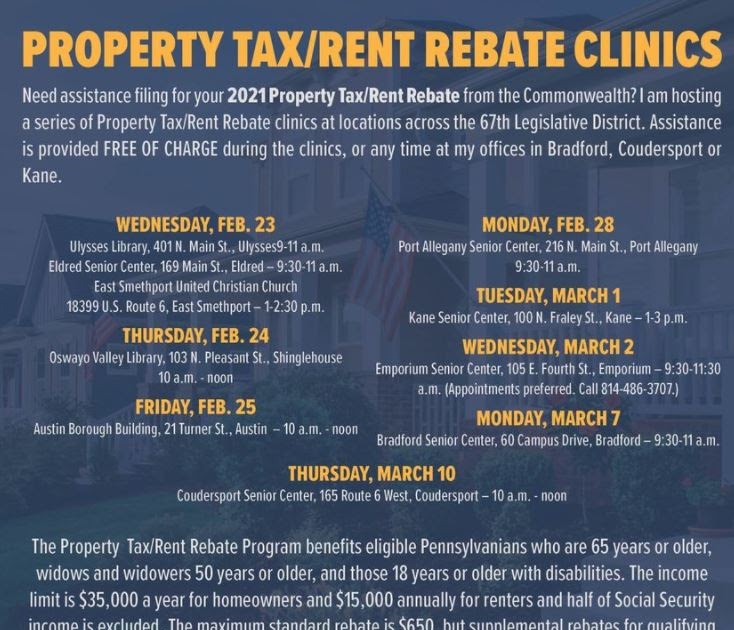 cameron-county-pa-news-property-tax-rent-rebate-clinics