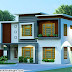 Box model contemporary house rendering 1625 sq-ft