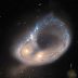 Magnificent ring of stars captured by Hubble is the result of two galaxies in head-on collision