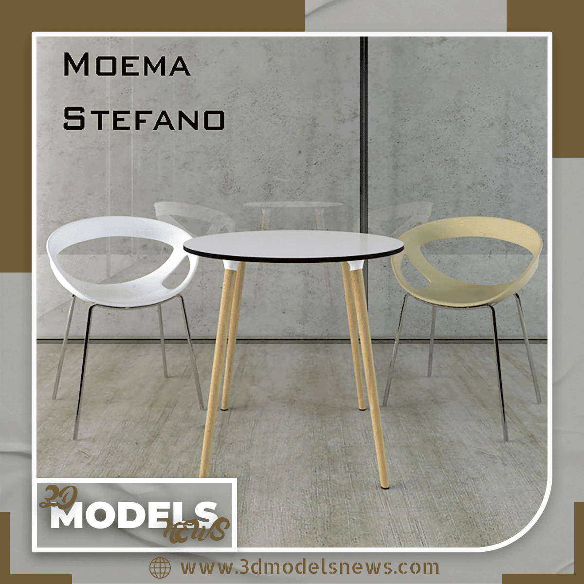 GABER Stefano Moema Chair Model