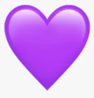 Purple heart emoji