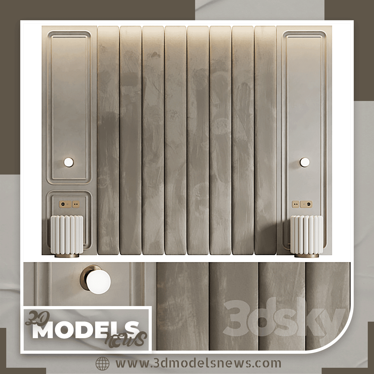 Decorative Objects Model Headboard No8