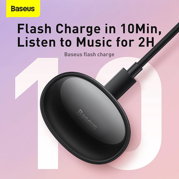 Tai nghe không dây Baseus Bowie E2 True Wireless Earphones (Bluetooth 5.2 , 5~24h using, Anti-Los, APP control, TWS)