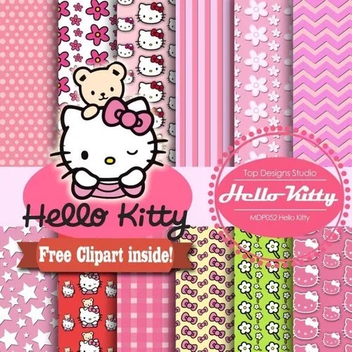 Papel Digital Hello Kitty