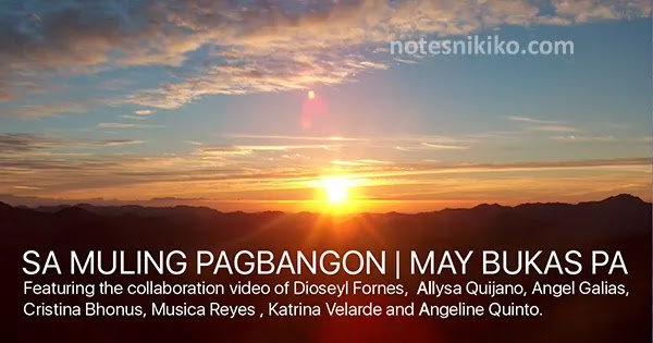 Tulang alay sa inyong nais na makabangong muli…