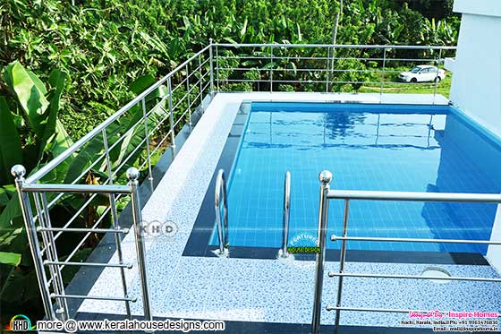 Swimming pool on first floor