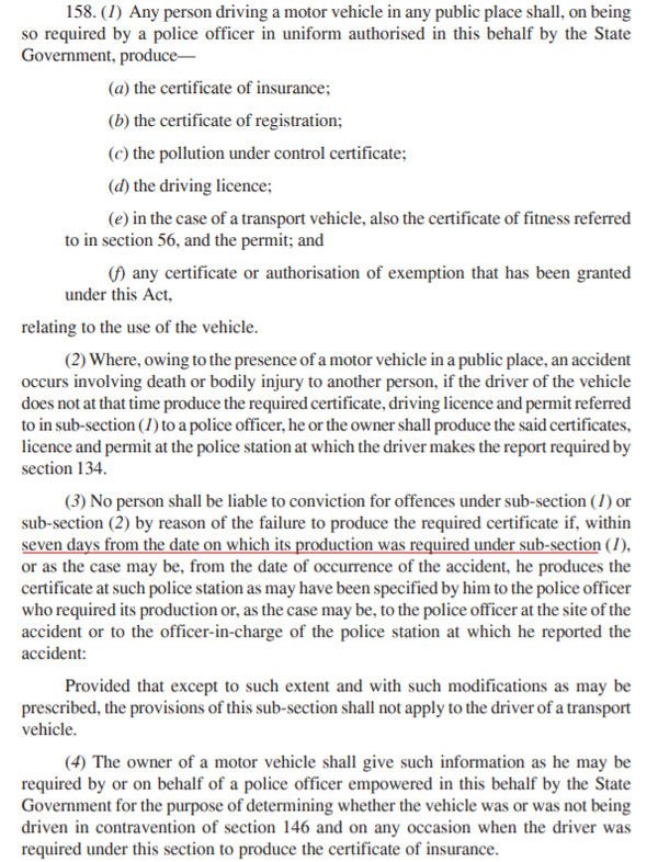 Central Motor Vehicles Rules