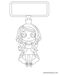 cute kawaii girls coloring pages