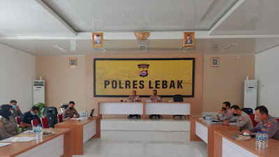 Itwasda Polda Banten Laksanakan Pemantauan Hasil Audit Kinerja Tahap II Tahun 2021 Polres Lebak Polda Banten