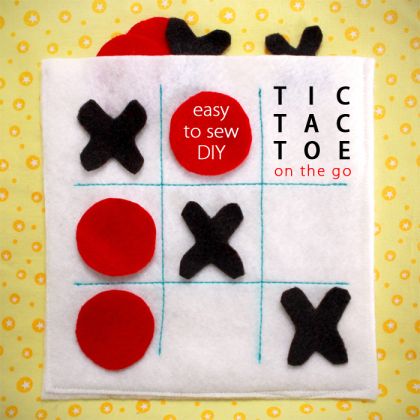 Easy Sew DIY: Tic Tac Toe On the Go