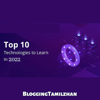Top 10 technologies to learn in 2022.