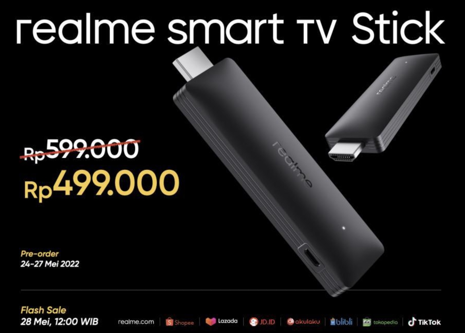 Realme Narzo 50 5G, Realme 9i, Realme Smart TV Stick dan Realme Buds Q2s Diluncurkan di Acara Unleash The Mighty Power
