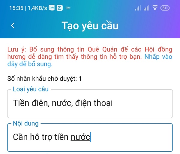 Hỗ trợ tiền điện, nước, điện thoại qua ứng dụng An Sinh