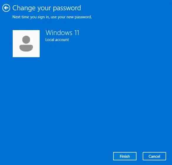 كيفية تغيير كلمة مرور Windows 11 للمستخدمين الذين يعرفون كلمة المرور الحالية