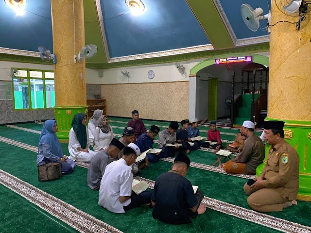 BPBD Tanbu Monev SDSM dan Bukber di Masjid Binaannya