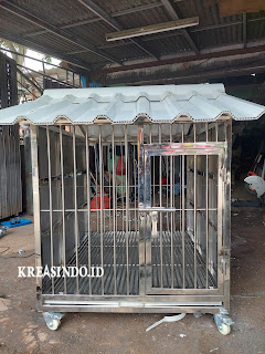 Kandang Anjing Stainless Pesanan PT Sagar Aksata Samudra di Bea Cukai Rawamangun Jakarta