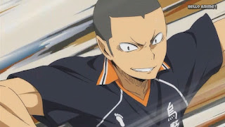 ハイキュー!! アニメ 2期24話 田中龍之介 | HAIKYU!! Aobajohsai vs Karasuno