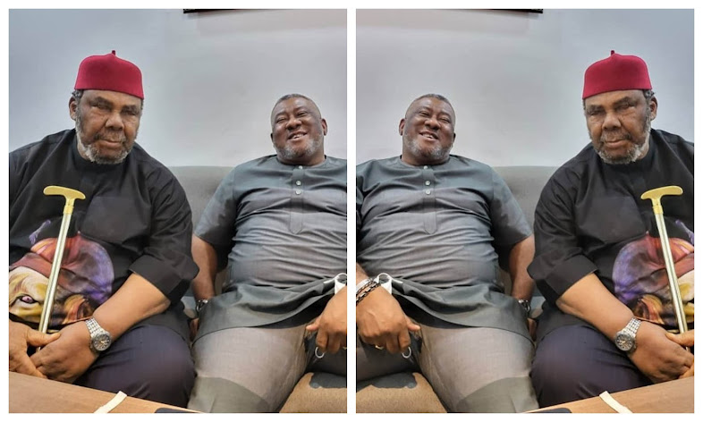 Lovely photos of Pete Edochie and his first son