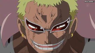 ワンピースアニメ ドレスローザ編 733話 ドフラミンゴ ドフィ DonQuixote Doflamingo | ONE PIECE Episode 733