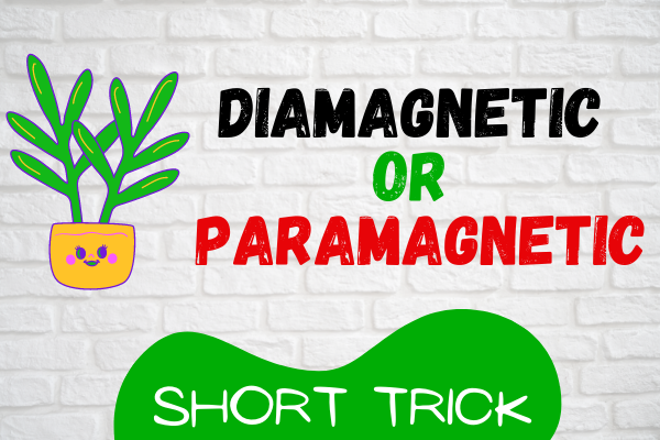 diamagnetic paramagnetic trick