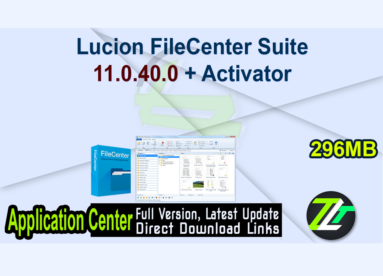 Lucion FileCenter Suite 11.0.40.0 + Activator