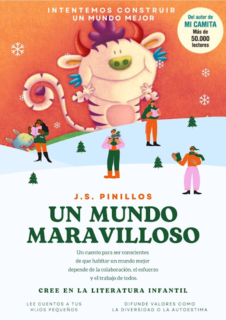 Tarjeta de Navidad de Un mundo maravilloso