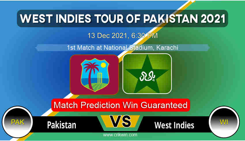 West Indies tour of Pakistan PAK vs WI 1st T20 Match Prediction 100% Sure