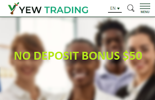 YEWTrading $50 Forex No Deposit Bonus