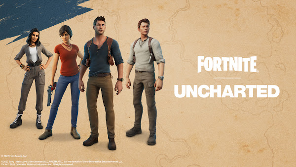 Personagens de UNCHARTED chegaram ao Fortnite