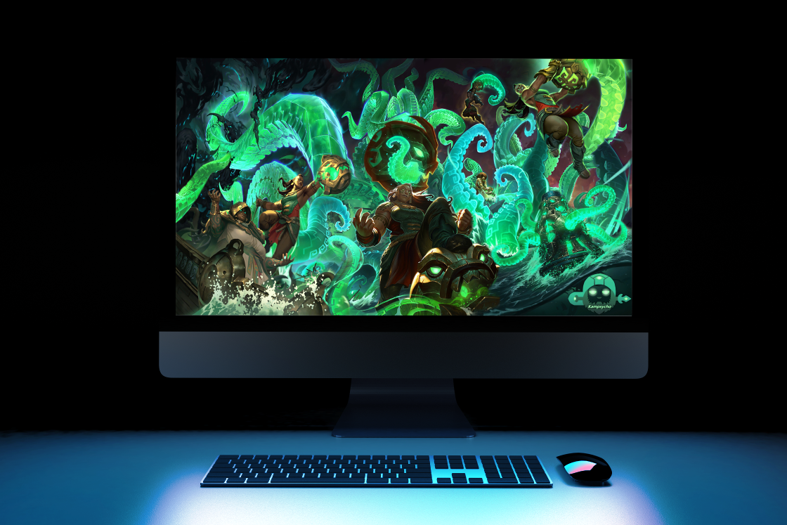 Illaoi League of Legends Background Wallpaper for PC/ Desktop/ Laptop.