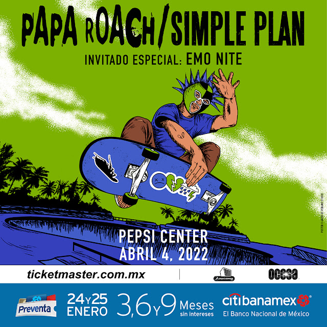 Simple Plan y Papa Roach CDMX