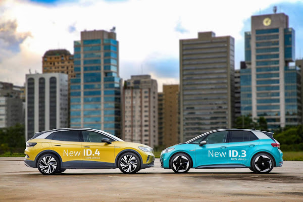 VW ID.3 e ID.4 são apresentados em clínica em São Paulo