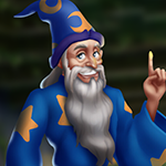 Games4King Wizard Grandfather Escape Game