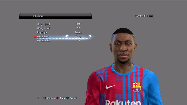 Emerson Royal Face For PES 2013