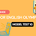 6TH CLASS || JUNIOR ENGLISH OLYMPIAD || MODEL TEST 10 || AIMS INDIA