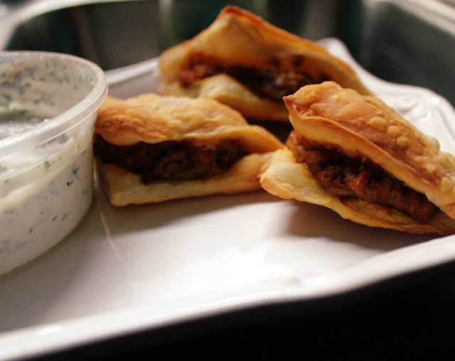 Puff Pastry Tacos with Big Mountain Foods Lion's Mane Mushroom Crumble