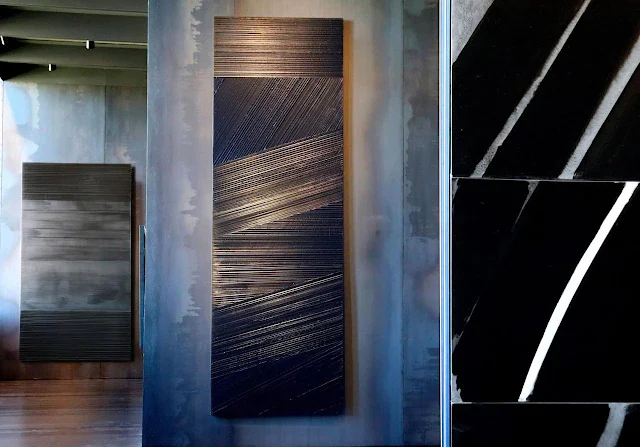 Pierre Soulages "Peinture 390 x 130 cm 17 mars 2019"