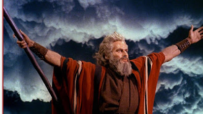 Charlton Heston as Moses