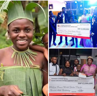 Jato  Sonita wins 2 million in Nora brown music Contest