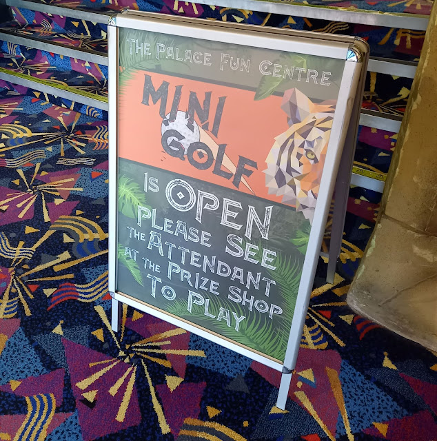 Indoor Mini Golf at the Palace Fun Centre in Rhyl