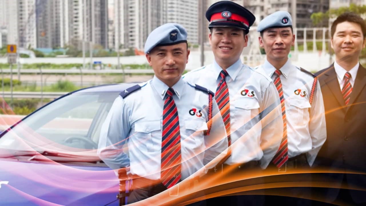 Nepali body guards in Hong Kong