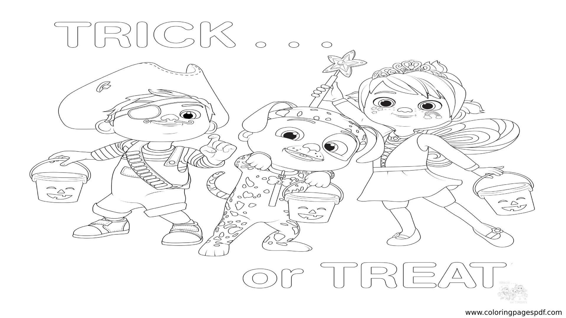 Cocomelon Halloween Coloring Pages