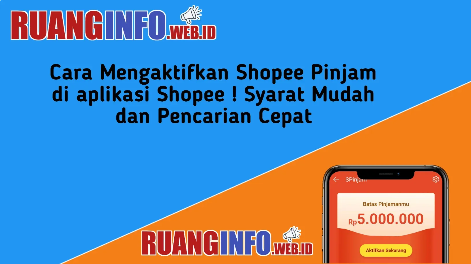 Cara Mengaktifkan Shopee Pinjam di aplikasi Shopee ! Syarat Mudah dan Pencarian Cepat