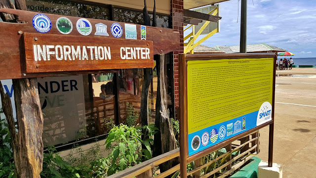 information center at Sabang Boat Terminal in Puerto Princesa