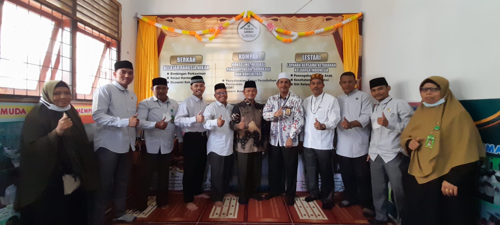 KUA Lhoksukon Sebagai Pilot Project Pusaka Sakinah di Aceh Utara
