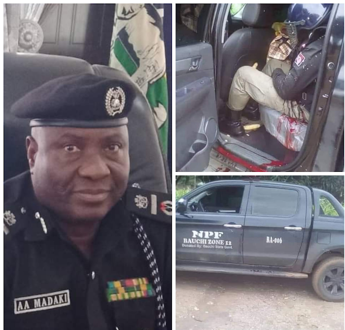 Assistant Inspector General Wounded, His Police Guard Killed As Suspected Terrorists Ambush Police Convoy in Bauchi (Photos) 