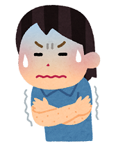 Shivering person