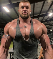 Hot Bodybuilder with Big Muscle Chest